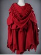 *Little Red Riding Hood That Turns Into A Wolf* Gothic Lolita Hooded Cloak