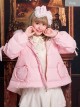 White Duck Down Fox Fur Collar Sweet Lolita Down Jacket