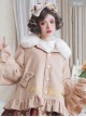 Elk Classic Lolita Cloak Coat With The Detachable Fur Collar