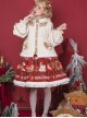 Cute Antlers Ruffle Sweet Lolita Apricot Hooded Coat