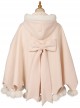 Plush Ball Cute Coat Winter Thickening Plus Velvet Sweet Lolita Cloak