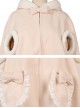 Plush Ball Cute Coat Winter Thickening Plus Velvet Sweet Lolita Cloak