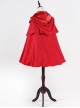 Little Red Riding Hood Series Gothic Lolita Hooded Short Cloak