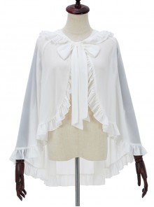 Spring-Summer Style Rabbit Ears Sunscreen Shawl Sweet Lolita Cloak