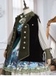 Abyss Series Classic Lolita Lapel Sleeveless Cloak