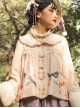 Persimmon Printing Chinese Style Sweet Lolita Thin Short Coat