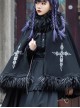 Assassinate Dawn Series Autumn Winter Thick Cloak Retro Military Style Gothic Lolita Long Warm Coat