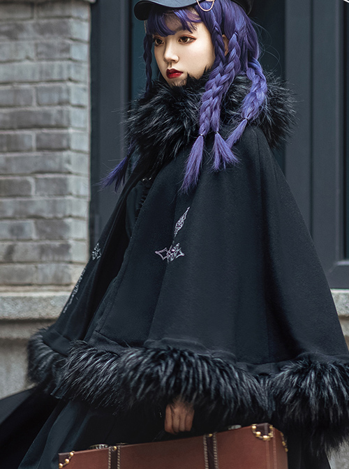 Assassinate Dawn Series Autumn Winter Thick Cloak Retro Military Style Gothic Lolita Long Warm Coat