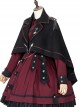 The Battle Of The Jedi Series Military Style Lolita Autumn Winter Black Cloak