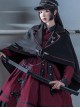The Battle Of The Jedi Series Military Style Lolita Autumn Winter Black Cloak