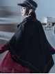 The Battle Of The Jedi Series Military Style Lolita Autumn Winter Black Cloak