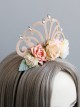 Princess Flowers Imperial Crown Lolita Hair Hoop