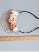 Princess Flowers Imperial Crown Lolita Hair Hoop