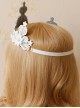 Baroque Pearl Shell Big Crown Lolita Hair Band