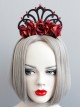 Vintage Baroque Queen Rose Crown Lolita Headband