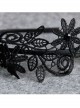 Concise Black Lace Gothic Lolita Headband