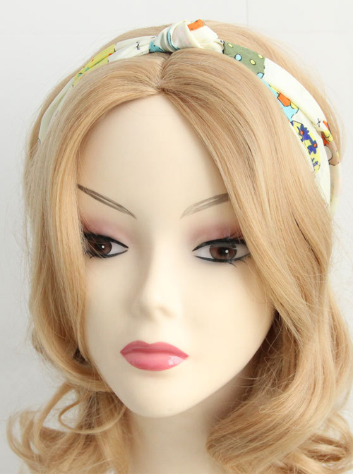 Cute Cartoon Chiffon Hair Band