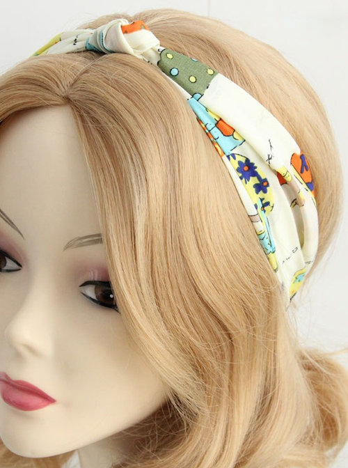 Cute Cartoon Chiffon Hair Band