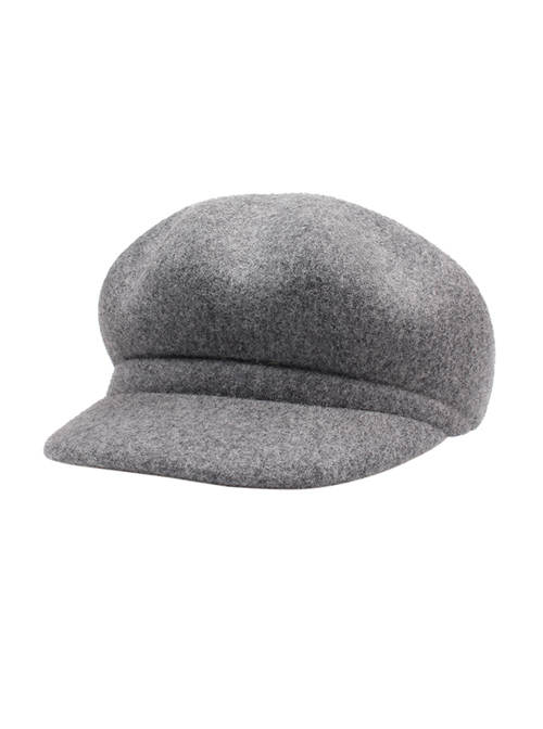 Light Gray Concise Lolita Beret