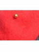 Concise Red Pure Color Pearl Lolita Beret