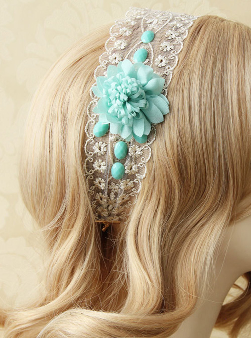 Lace Flower Holiday Classic Lolita Hair Band