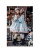 Go To A Journey Series Mint Color Bowknot Classic Lolita Head Band