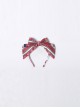 Go To A Journey Series Wine Red Bowknot Classic Lolita Head Band