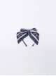 Go To A Journey Series Navy Blue Bowknot Classic Lolita Head Band