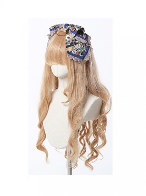 Steam Band Series Gorgeous Gear Design Bowknot Classic Lolita Head Band