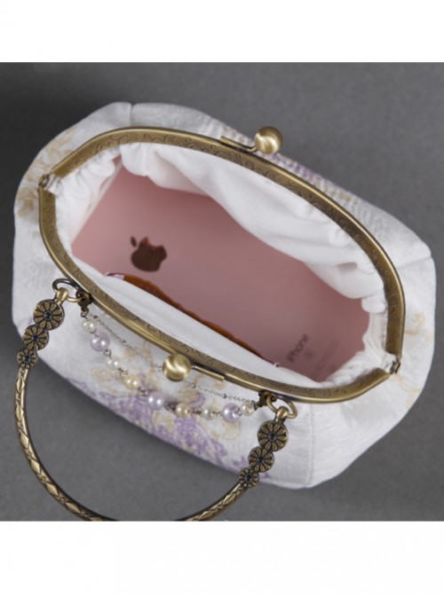 Otaksa's June Days Series White Elegance Classic Lolita Bag