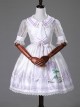 Miss Four's False Collar Series Round-Neck White Classic Lolita False Collar