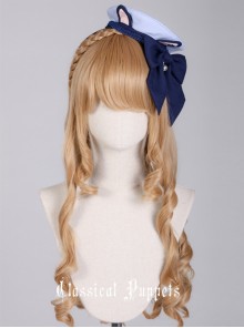 Cat Series Russia Blue Cat Mini Beret Bowknot Lolita Head Band