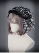 The Turn Into A Wolf's Little Red Hat Series Gray Navy Blue Lolita Head Band