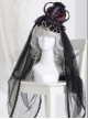 The Bride Doll Series Pearl Purple Gothic Lolita Crown Veil