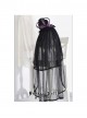 The Bride Doll Series Pearl Purple Gothic Lolita Crown Veil