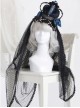 The Bride Doll Series Pearl Indigo Gothic Lolita Crown Veil