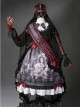 The Bride Doll Series Black Tea Bowknot Pearl Lolita Ribbon