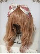 Garden Series Big Bowknot Beige Lolita Head Band