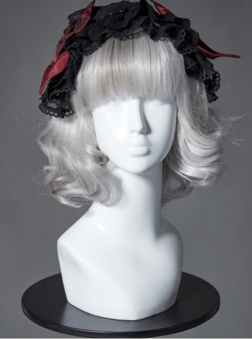 The Broken Doll Series Special Design Bowknot Black Tea Lolita Head Band