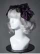 The Broken Doll Series Special Design Bowknot Dark Purple Lolita Head Band