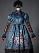 The Broken Doll Series Special Design Bowknot Indigo Lolita Head Band