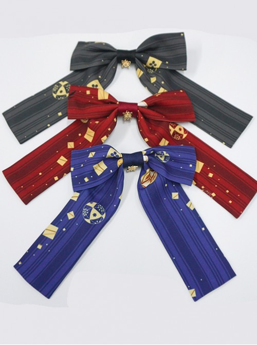 Kaguya Rabbit Series Long Tail Bowknot Three Colors Lolita Clips