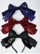 Kaguya Rabbit Series Black Bowknot Gorgeous Design Lolita Head Band