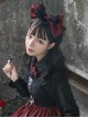 Love And Death Series Printing Bowknot Red Black Lolita Head Band