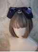 North Cross Stars Series Printing Bowknot Classic Lolita Headband