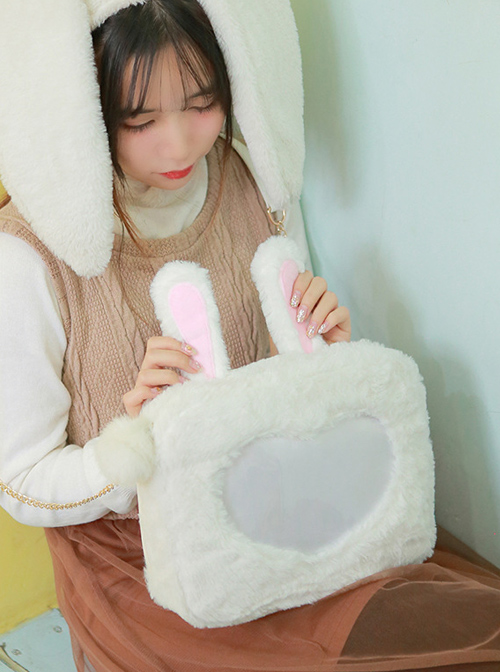 Lovely Plush Animal Ears Lolita Itabag