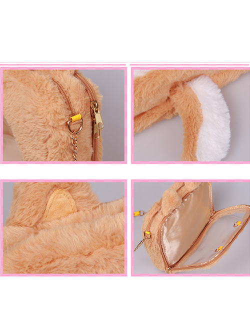 Lovely Plush Animal Ears Lolita Itabag