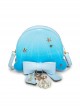 Meteor Jellyfish Bowknot Pearl Blue Lolita Shoulder Bag