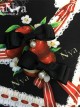 Red Apple Bowknot Series Printing Sweet Lolita Hairpins