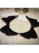 Rose Droplight Series Black Bowknot Gothic Lolita Headband